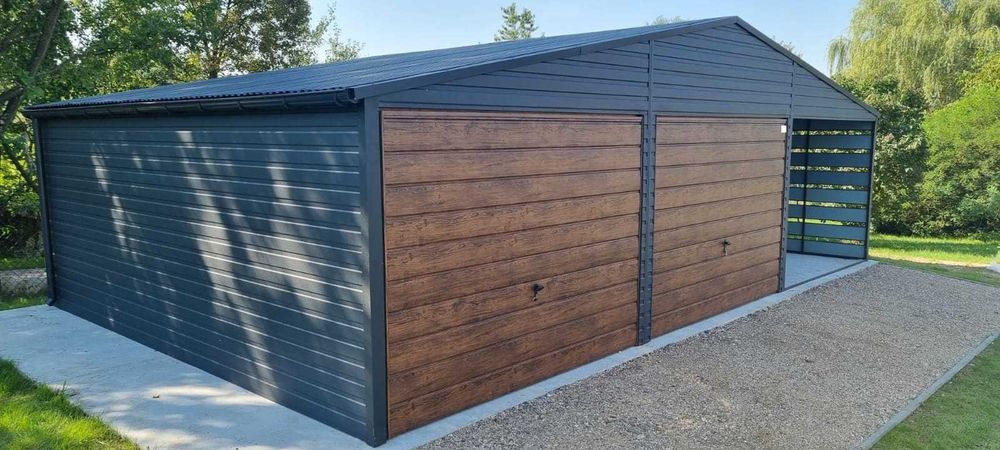 Garaż blaszany PREMIUM 9x6m*profil ocynkowany*KUJAWSKO POMORSKIE *