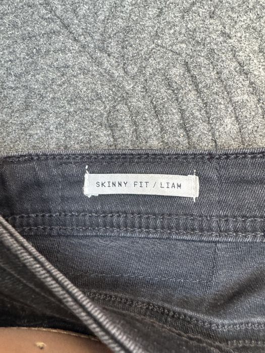 Czarne jeasny slim fit