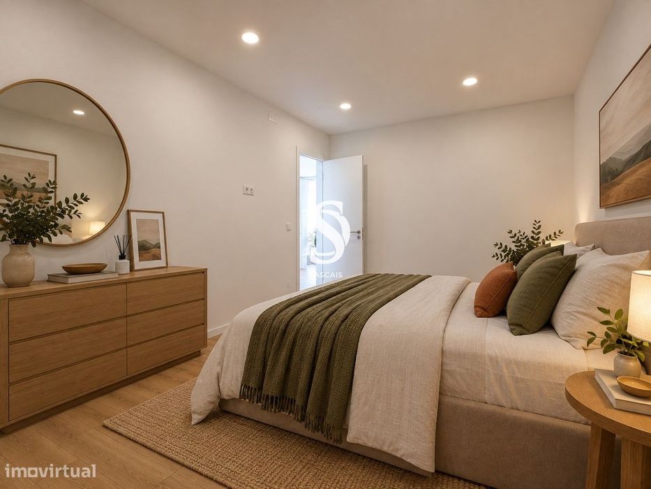 Apartamento T1, Totalmente renovado no centro de Alcochete