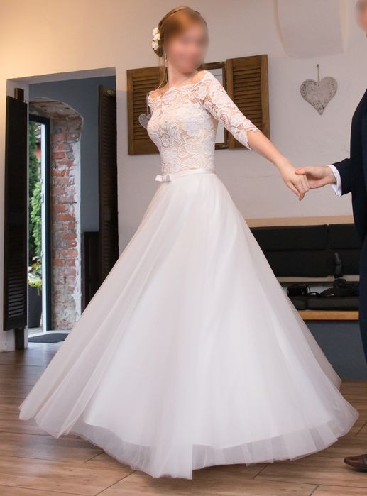 Sprzedam elegancką suknię ślubną