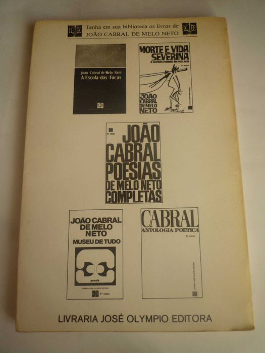 João Cabral de Melo Neto Poesia Crítica, Antologia de 1982