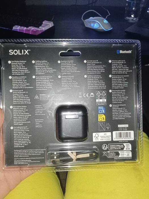 Fones de ouvido  da solix