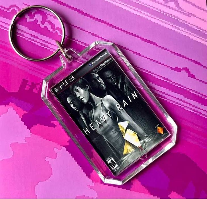 Brelok Heavy Rain - mini okładka gry PS3