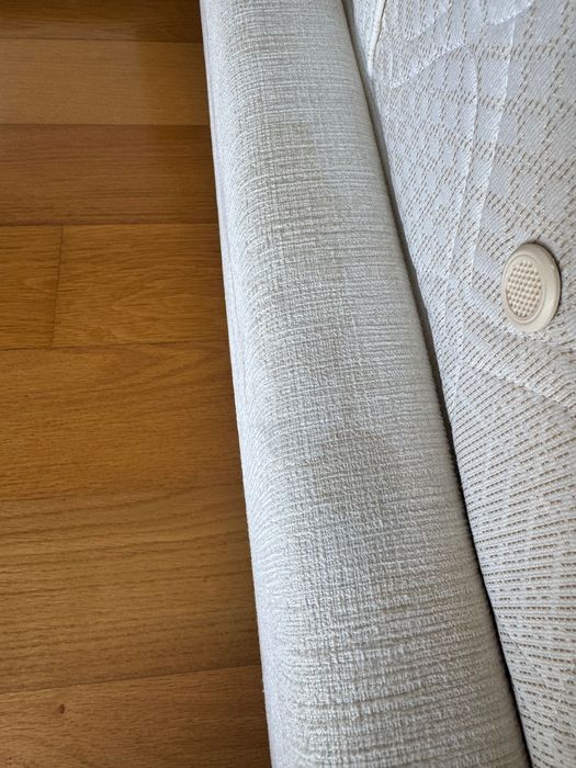 **Cama de casal estofada 160x200 com colchão Molaflex