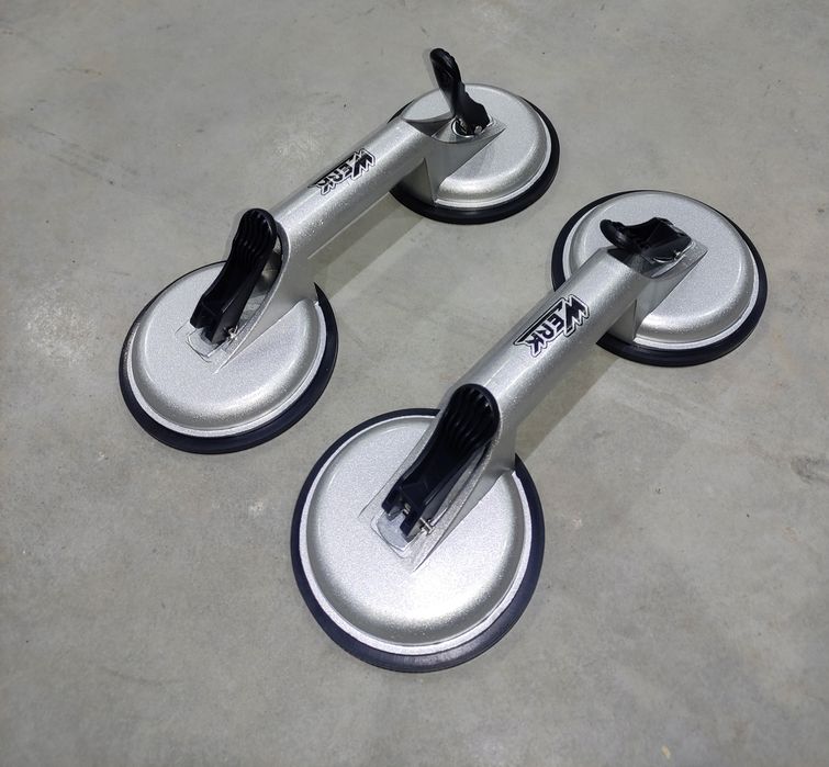 Присоска тримач для скла і плитки 100кг 125мм металева