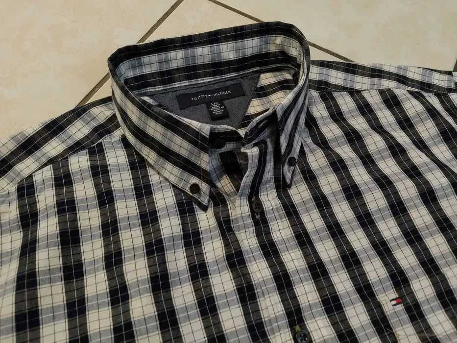 TOMMY HILFIGER USA - NOWA! z LOGO Koszula Męska rozmiar XL