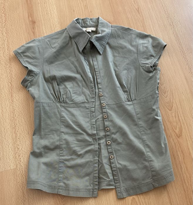 camisa/top verde