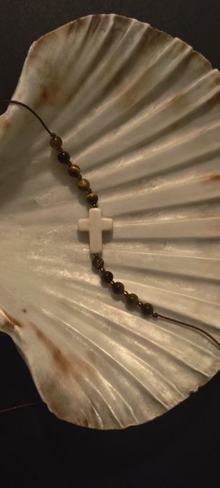 dziesiątek różańca bransoletka z kamieni naturalnych