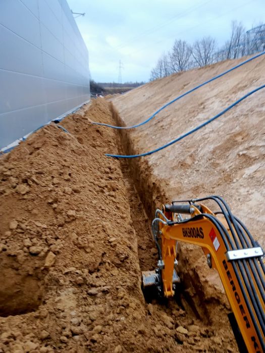 Usługi minikoparką ,Ocieplenie fundamentów FV krótkie terminy