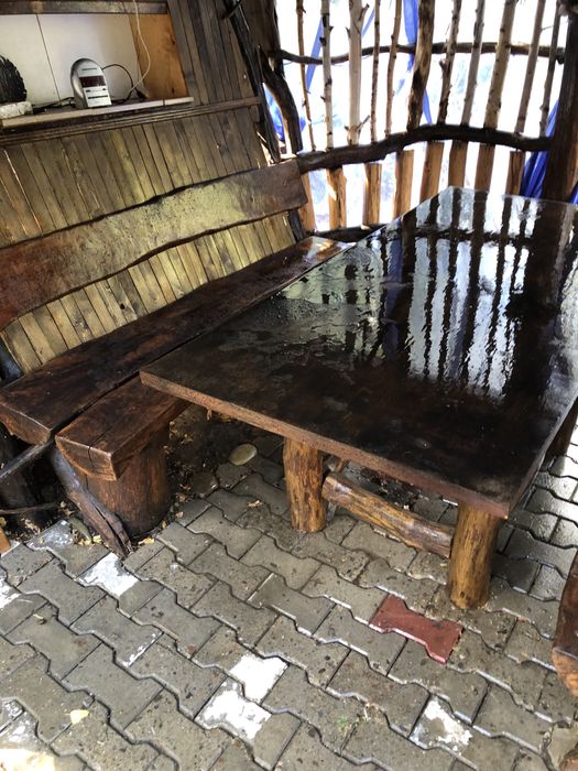 Альтанка (дуб,черепіца,стіл,лавки)