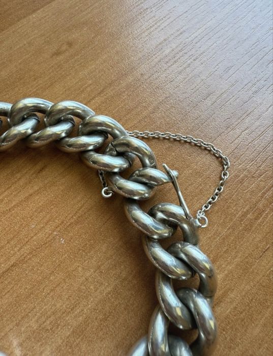 Srebrna Bransoletka Warmet 109 gram 22,5 cm