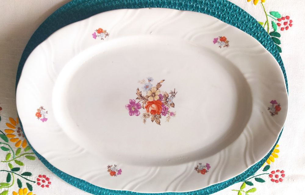 Półmisek duży, porcelana