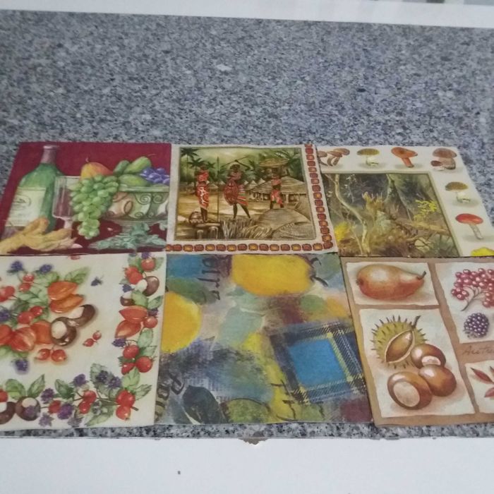 Guardanapos para decoupage