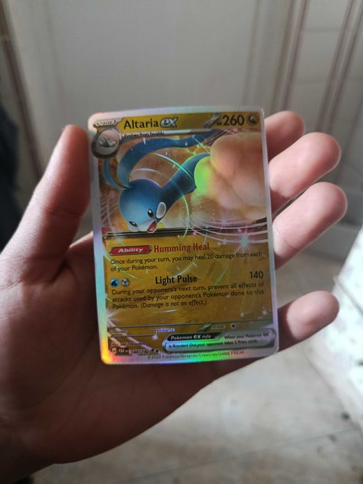 Altaria ex oficial tgc Pokémon card