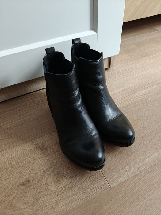 Buty botki skórzane Lasocki 41