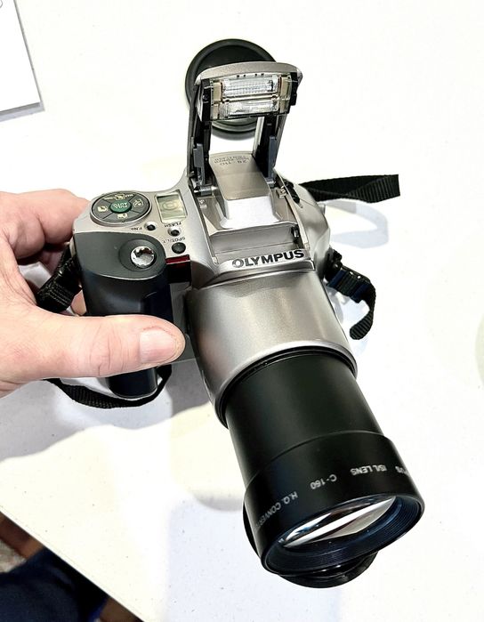 Aparat Olympus is-200 + konwerter - IDEALNY - KOLEKCJONERSKI