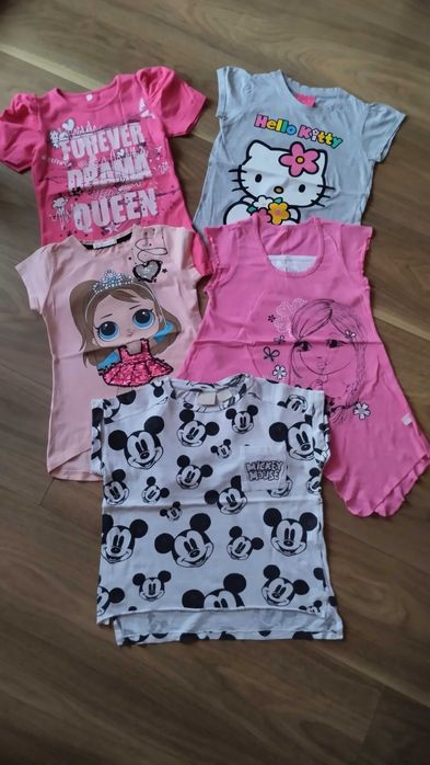 Koszulki roz. 116 - 14 sztuk