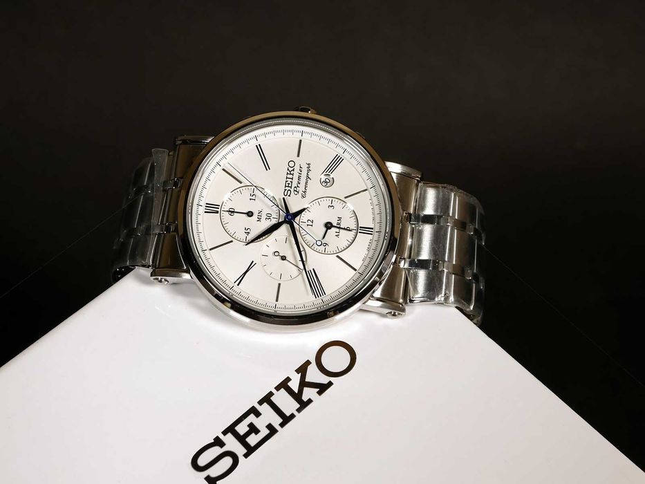 Seiko SNAF73P1 Premier Sapphire з хронографом, з будильником