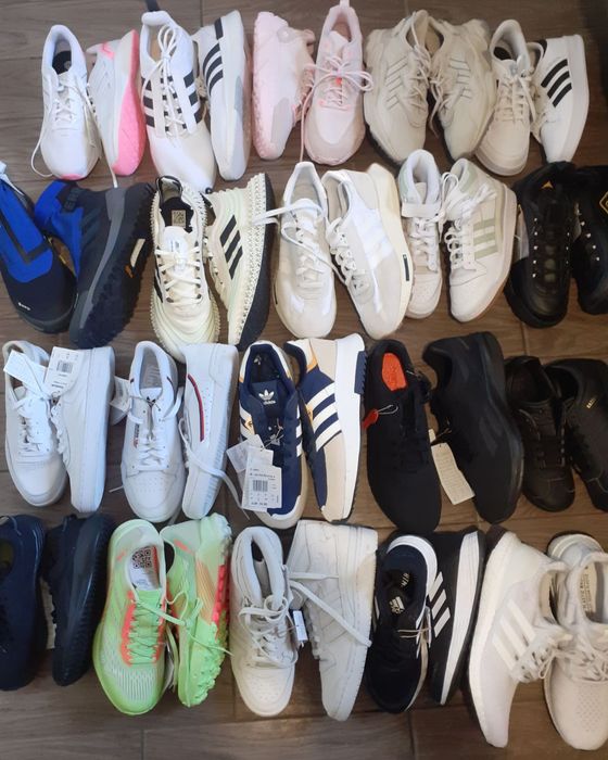 Кросівки оптом Adidas,  Reebok. Сток кроссовок Adidas опт. лоти спорт.