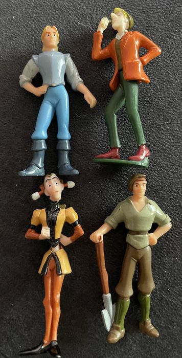 Figurki z kinder niespodzianki - Pocahontas i 101 Dalmatyńczyków