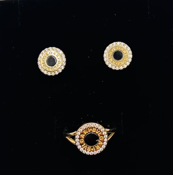 Złoty komplet Bvlgari 585