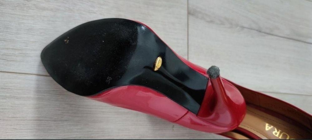 Szpilki Badura 38 Czerwone