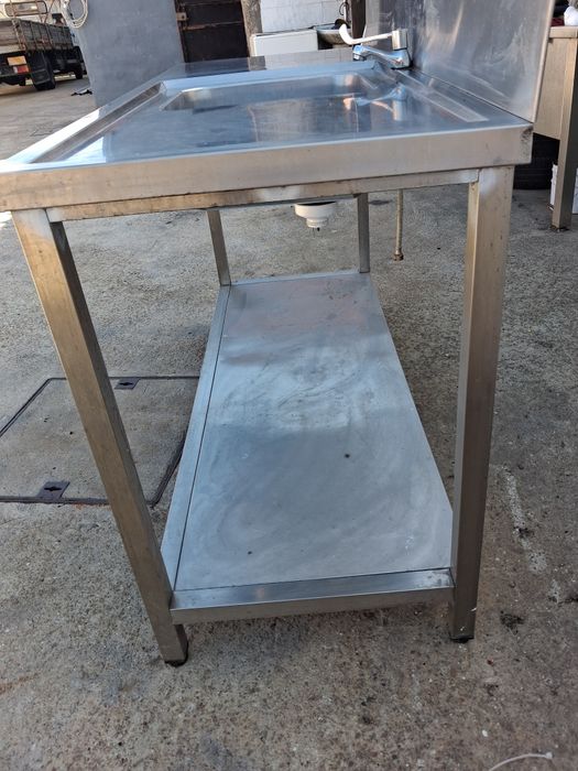 Banca de inox industrial