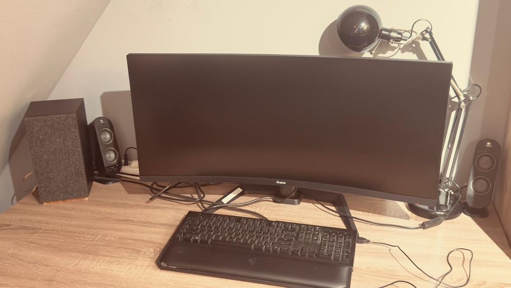 Komputer geamingowy + monitor 4K 34 cale panoramiczny