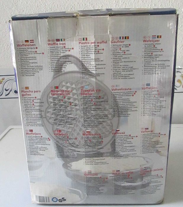 Máquina de fazer waffles bifinett como nova