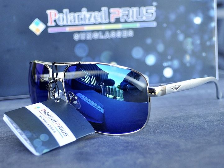 okulary męskie polaryzacyjne aviator fleks etui