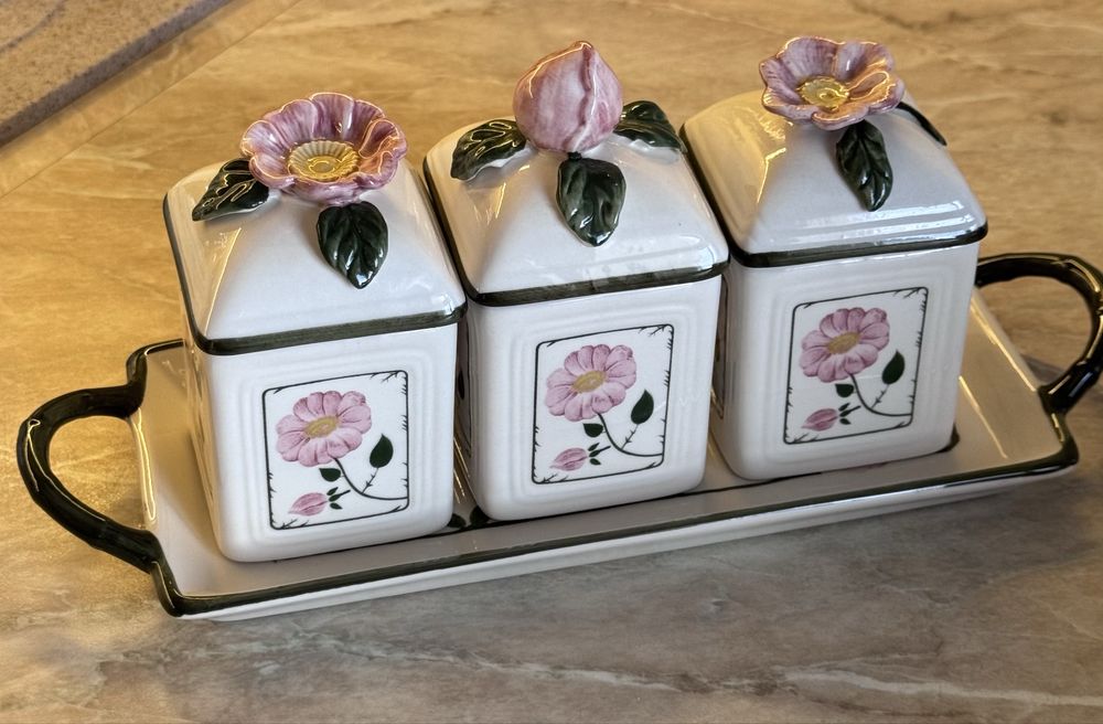 Villeroy boch Wildrose банка для зберігання