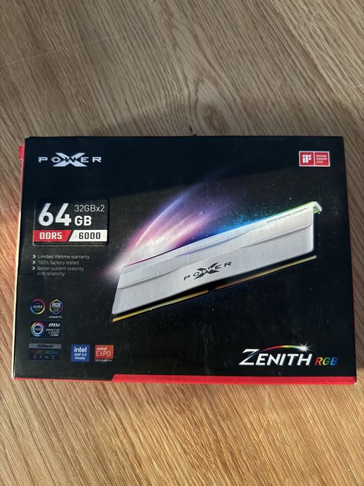 64GB DDR5 PowerX 6000 Zenith Rgb