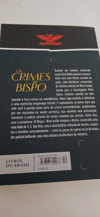 Os crimes do bispo