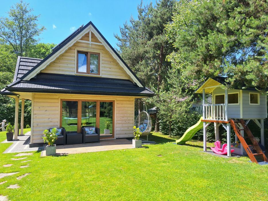 Domek chatka z klimatem w górach BALIA sauna KOMINEK luksus