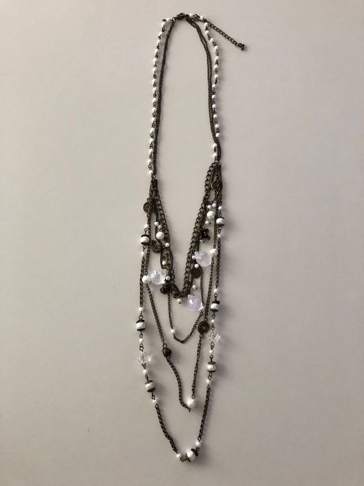 Colar pérolas e pedras | Pedra Dura