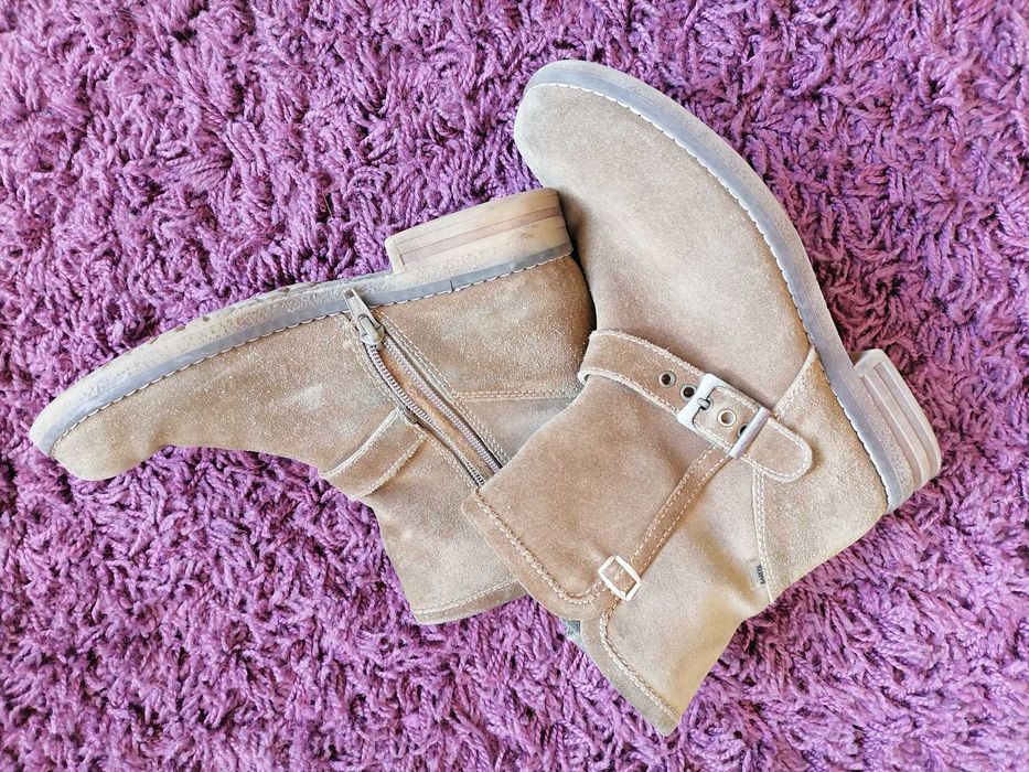 Buty jesienne kozaczki zamszowe 37 Bartek