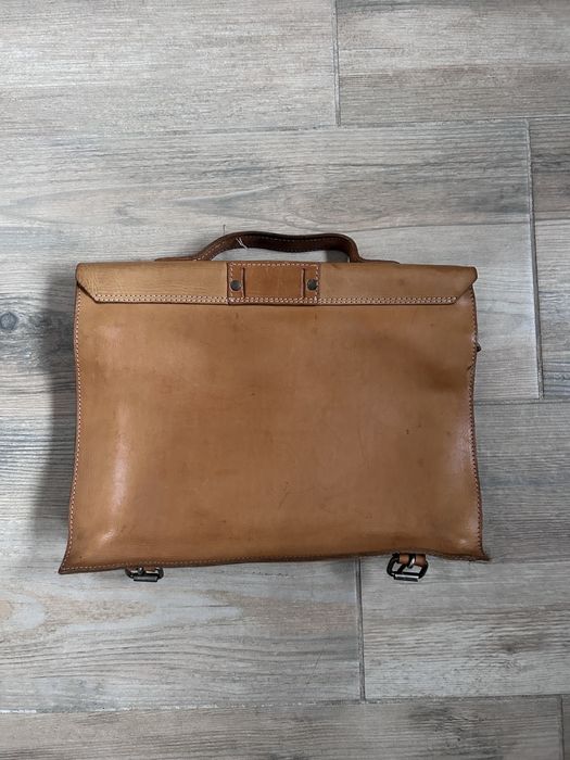 Koniakowa aktówka Bree vintage