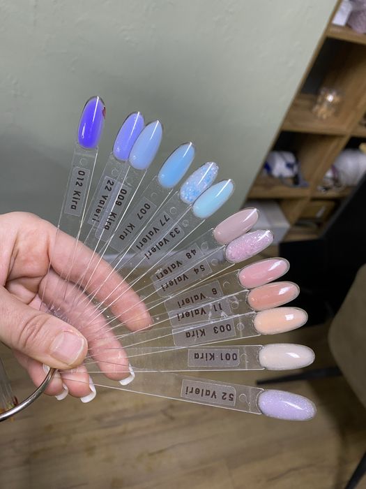 Вживані бази, топи, гель лаки