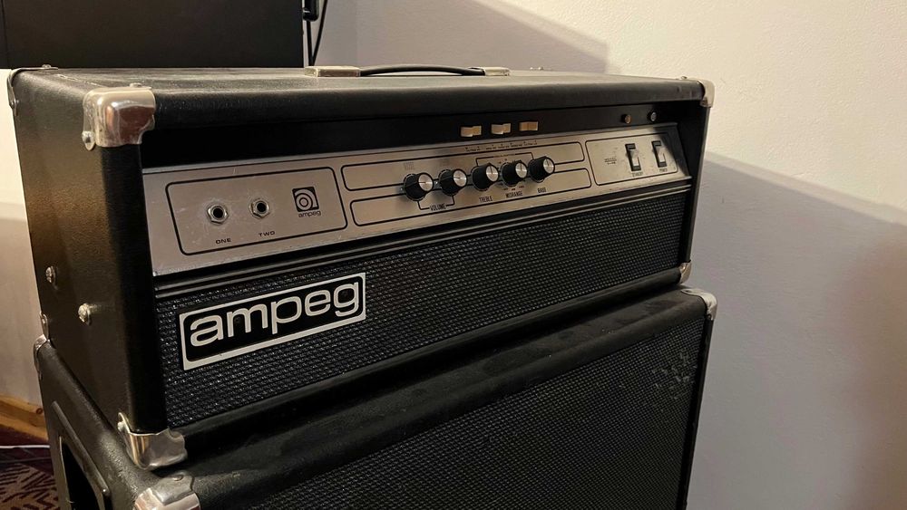 Ampeg V-4B vintage USA Magnavox + kolumna B-40, komplet lampowy