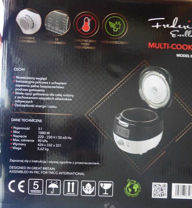 MULTI COOKER Frederick Exellence GB 21 NOWY nieużywany