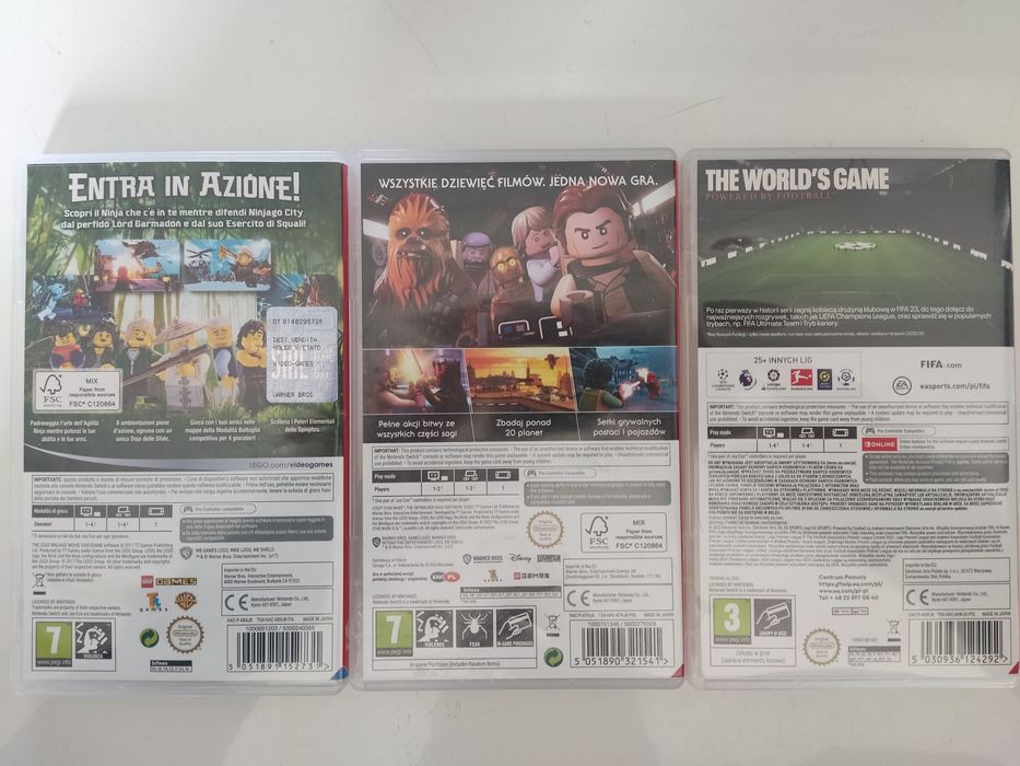 LEGO i FIFA Dubbing PL Nintendo Switch