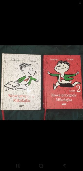 Nowe przygody Mikołajka 2 książki okazja  tanio
