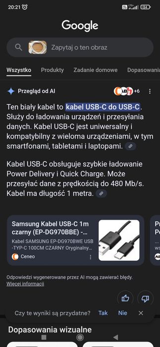 Kabel USB-C  -  Bydgoszcz