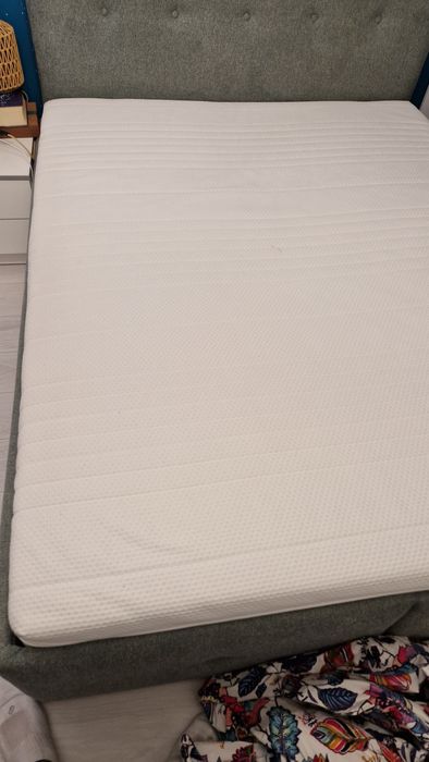 ÅNNELAND Materac hybrydowy, twardy/biały, 160x200 cm ikea