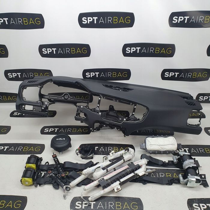 KIA CEED III 3 DESKA ROZDZIELCZA KONSOLA KOKPIT PULPIT PODUSZKI AIRBAG AIR BAG PASY KIT SET