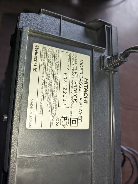 Відеоплеер VHS Hitachi VT-P97R(GK)