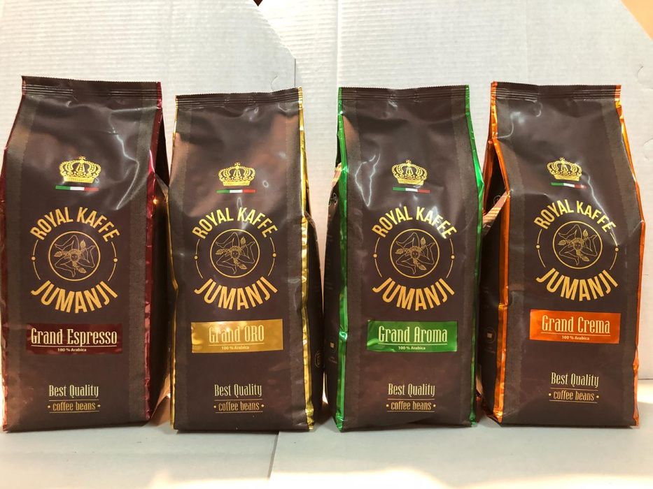 Кофе в зернах JUMANJI Grand Espresso (Джуманджи Эспрессо). 1кг