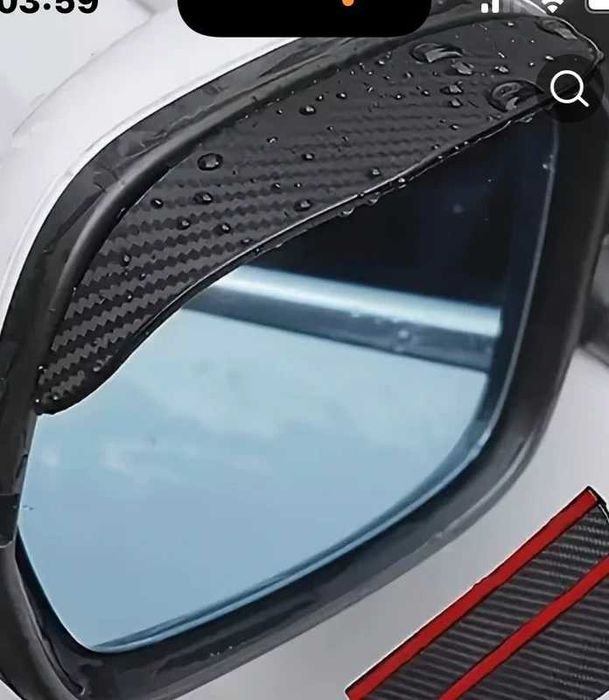 Viseiras para espelho de carro