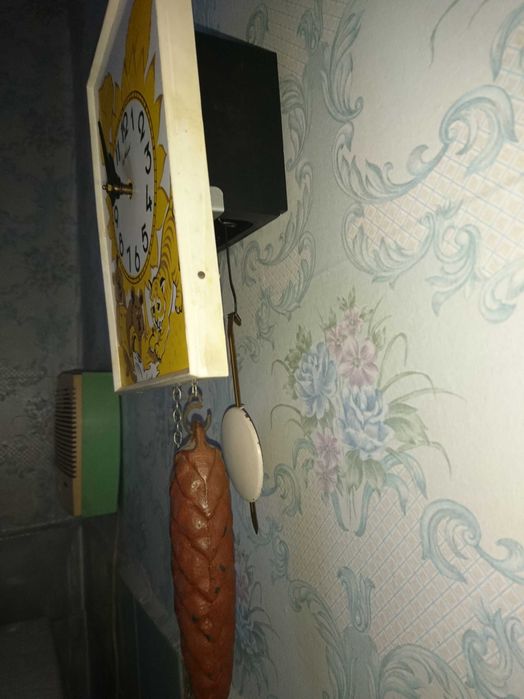 Часы ходики, Янтарь с боем, ссср