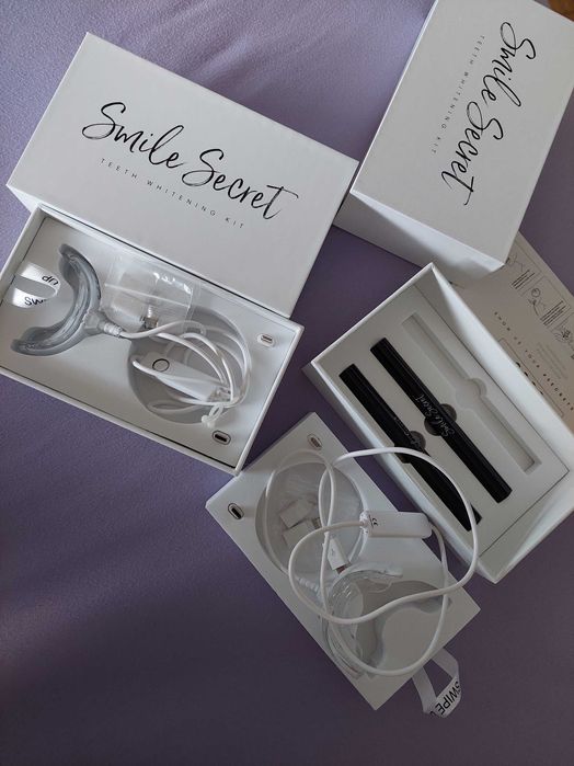 2 zestawy- 1 nowy Smile Secret zestaw do wybielania zębów